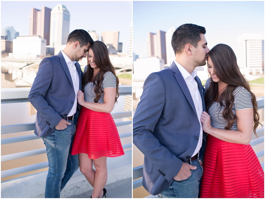 Columbus Skyline Engagement Pictures