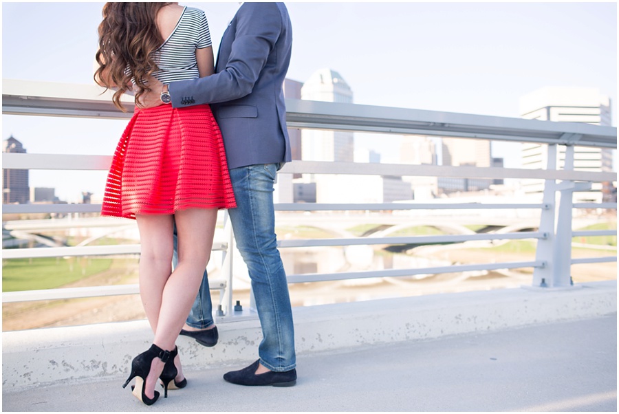Columbus Skyline Engagement Pictures