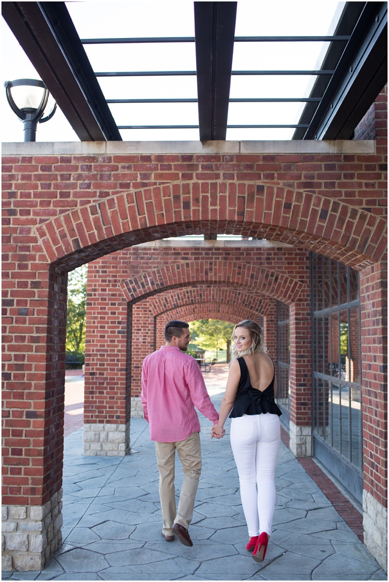 north bank park engagement pictures